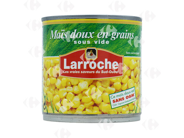 Conserve de Maïs Doux en Grains Larroche 300g