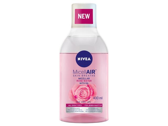 Eau Micellaire Démaquillante Rose Water Nivea 400ml.