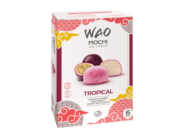 Mochis Glacés Saveur Sorbet Tropical Wao 6 pièces