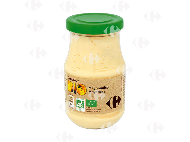 Mayonnaise à la Moutarde de Dijon Carrefour Bio 238g