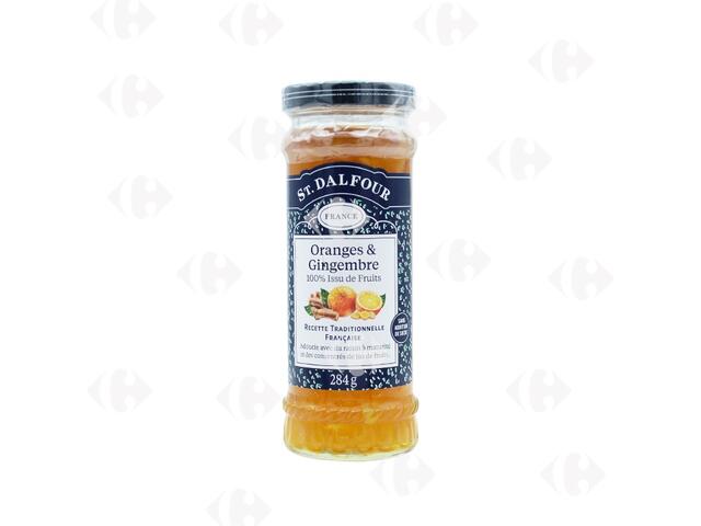 Confiture d'Orange et Gingembre Sans Sucre Saint Dalfour 284g.