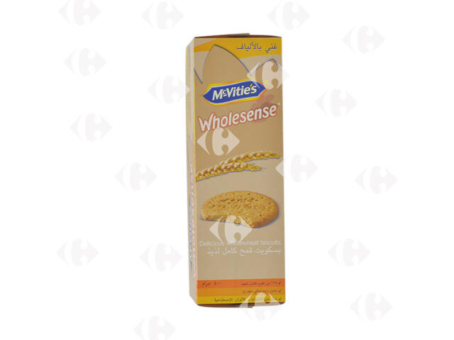 Biscuits Digestive Light Wholesence Sans Sucre Mcvities 400g