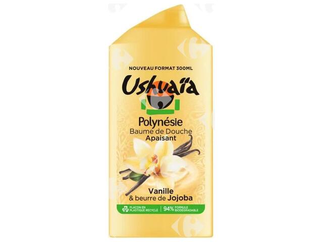 Baume de Douche apaisant Vanille et Beurre de Jojoba Ushuaia 300ml