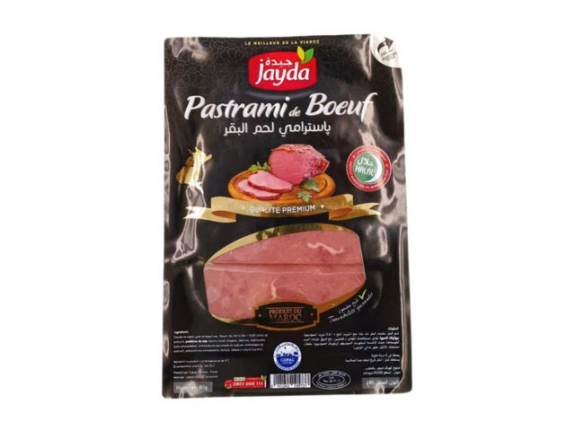 Pastrami de Boeuf Sous Vide - Charcuterie - Jayda 80g.