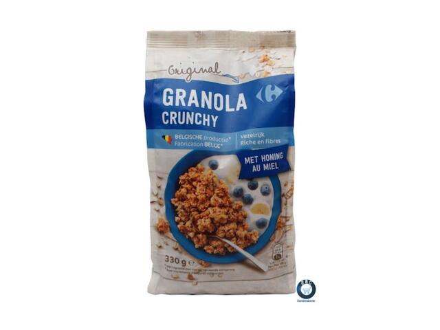 Céréales Granola Crunchy au Miel Carrefour 330g