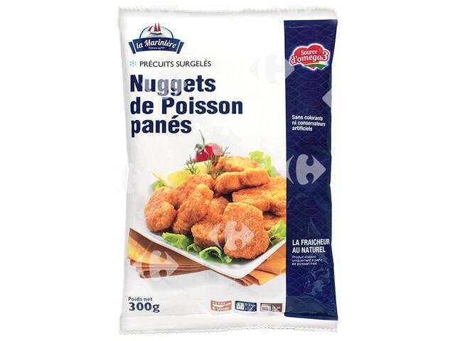 Nuggets de Poissons Panés Nature la Marinière 300g.