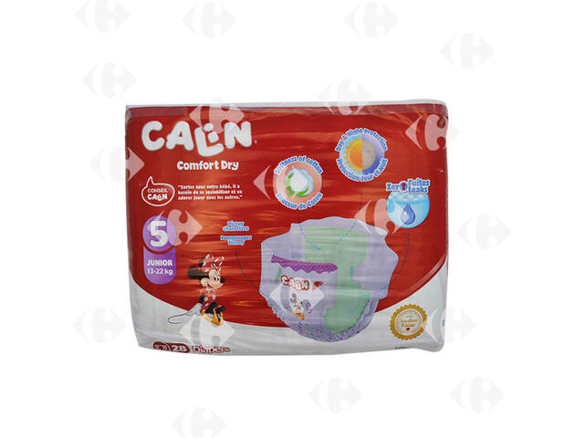 Couches Taille 5 Junior Value Pack Calin 28 unités