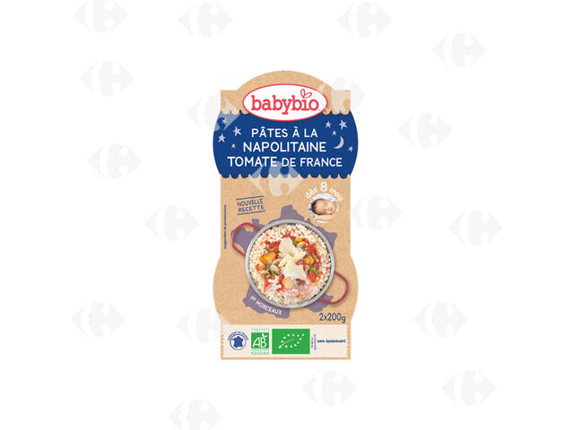 Bol Pâtes Napolitaines Bio Babybio 2x200g