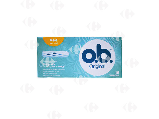 Tampons Sans Applicateur Normal Ob 16 unités