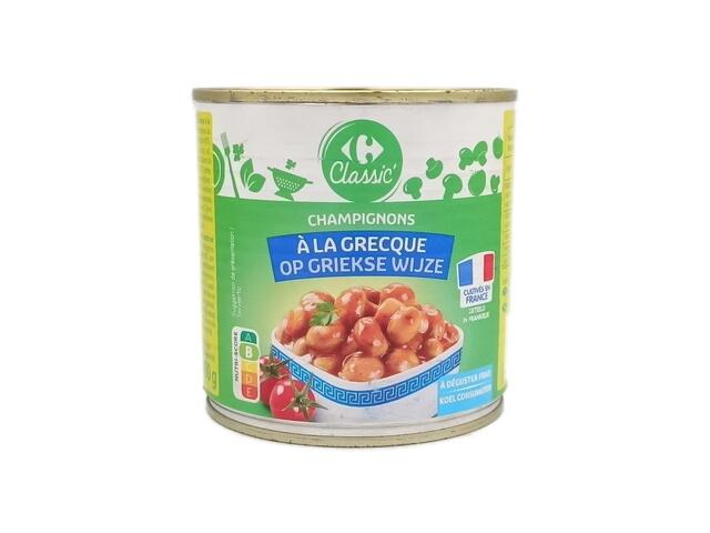 Conserve Champignons à la Grecque Carrefour 400g.