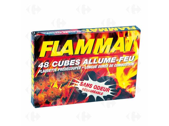 Allume Feu Flammat 48 Cubes Ecologique.