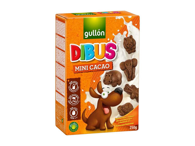 Céréales Dibus Mini Cacao Sans Gluten Gullon 250g