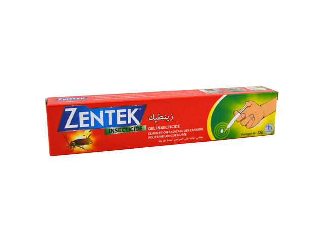 Gel insecticide anti-cafard seringue Zentek 35g