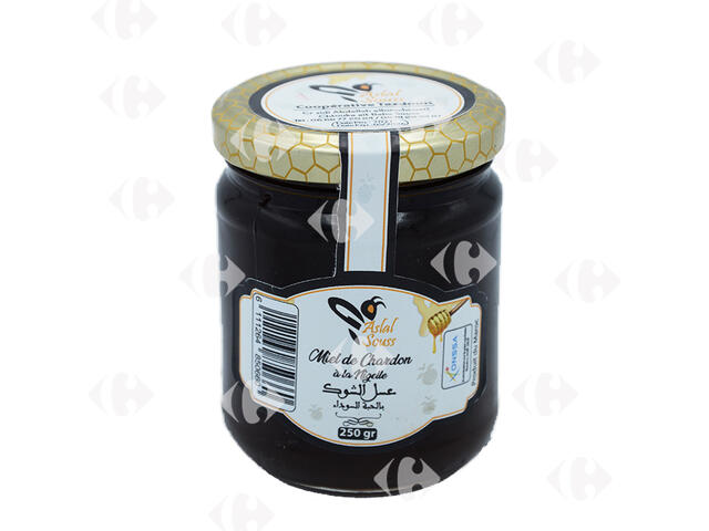 Miel de Chardon et Nigelle Aslal Souss 250g.