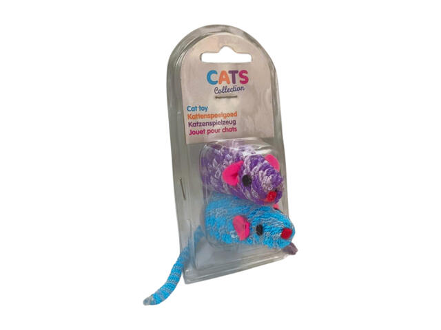 Jouets Souris pour Chat 2 unités.