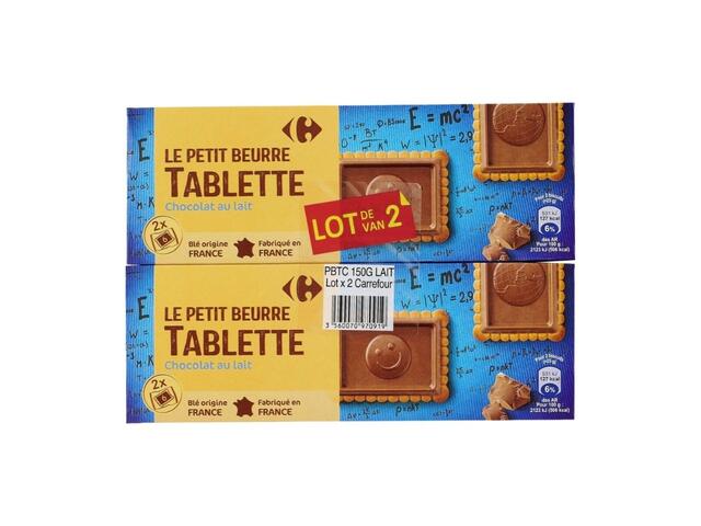 Biscuits Chocolat au Lait Carrefour Classic 2x150g