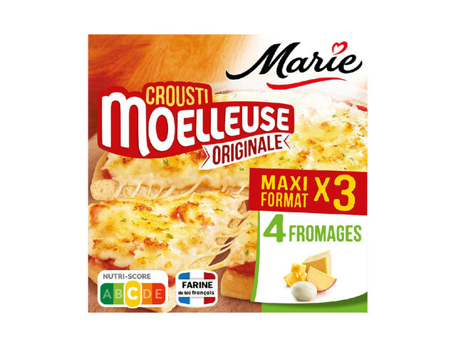 Pizza 4 Fromages Marie 3 unités 390g