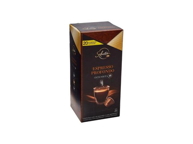 Café Capsules Espresso Profondo Carrefour Selection 20 unités