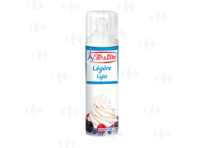 Crème Fouettée Légère Aérosol Elle Et Vire 250g.