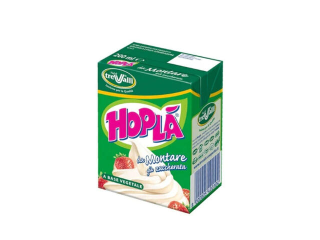 Crème UHT Végétale Hopla 200ml.