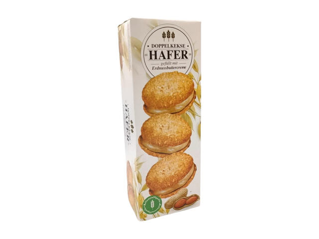 Cookies Avoine Fourré au Peanut Butter Doppelkekse Hafer 180g.