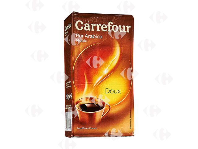 Café Moulu Doux Pur Arabica Carrefour 250g