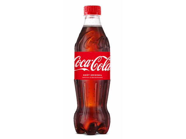 Boisson gazeuse Coca-Cola bouteille 45cl.