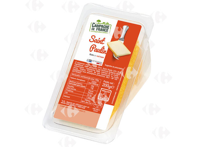 Fromage Saint Paulin Portion Campagne de France 200g