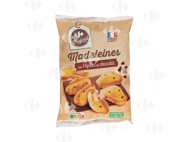 Madeleines Coquilles aux Pépites Chocolat Carrefour500g