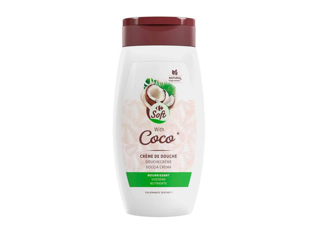 Crème de Douche au Lait de Coco Carrefour 250ml