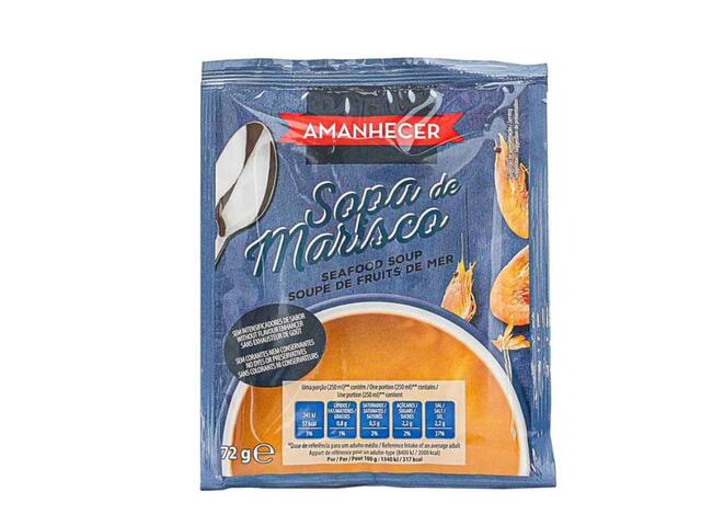 Soupe Déshydratée Fruits de Mer Amanhecer 72g