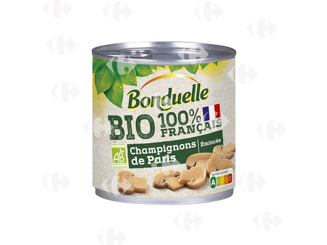 Champignons de Paris Emincés Bio Bonduelle 390g