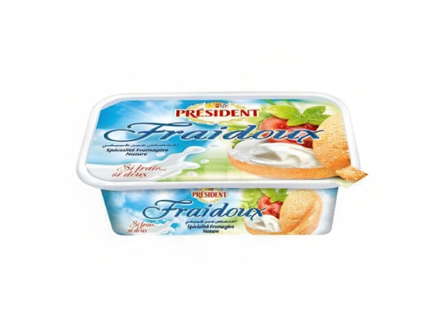 Fromage Fondu Barquette Fraidoux Président 120g