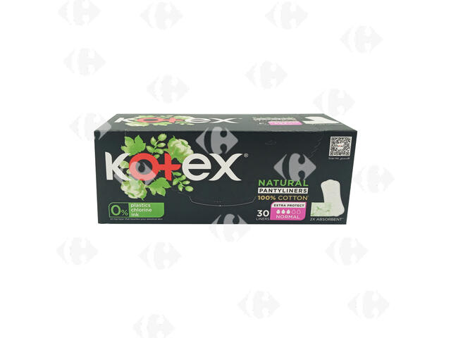 Protéges Slip Cotton Normal Kotex 30 unités