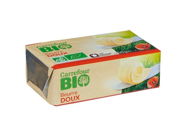 Beurre Doux Plaquette Carrefour Bio 250g