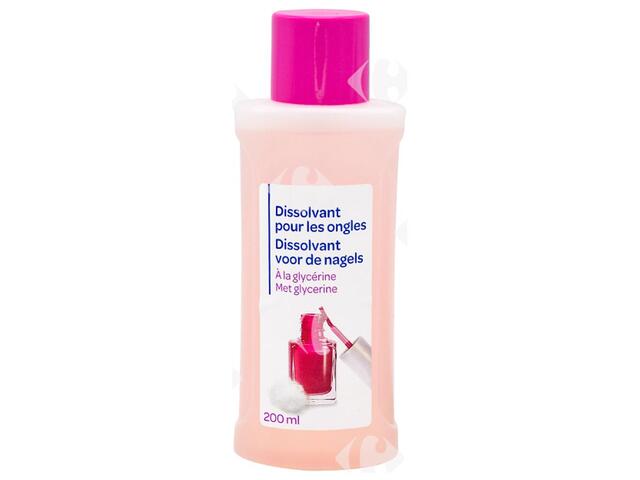 Dissolvant à La Glycérine Carrefour Blanc 200ml.
