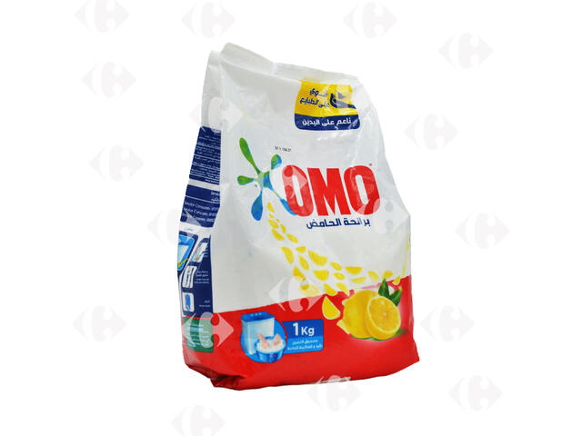 Détergent Lessive Main Citron Omo Matic 1kg