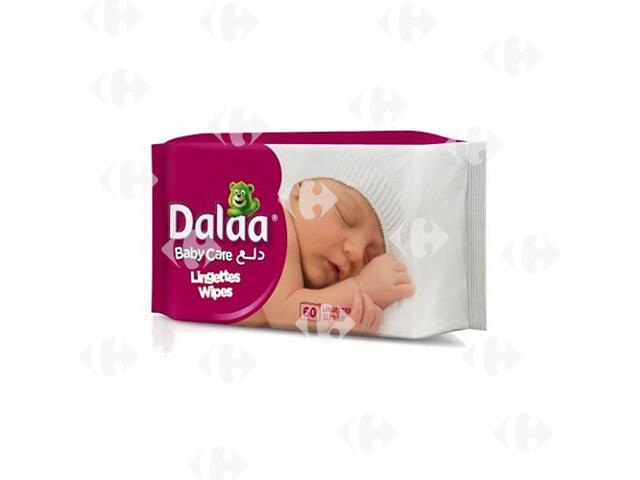 Lingettes Bébé Dalaa 60 unités