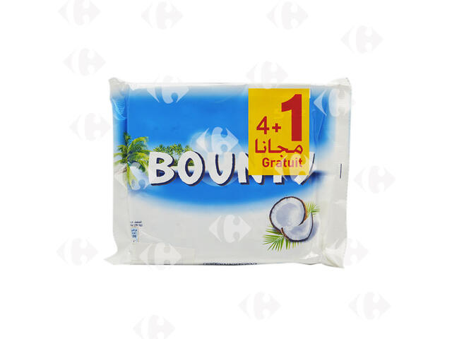 Barres Chocolatées Bounty 5x57g.