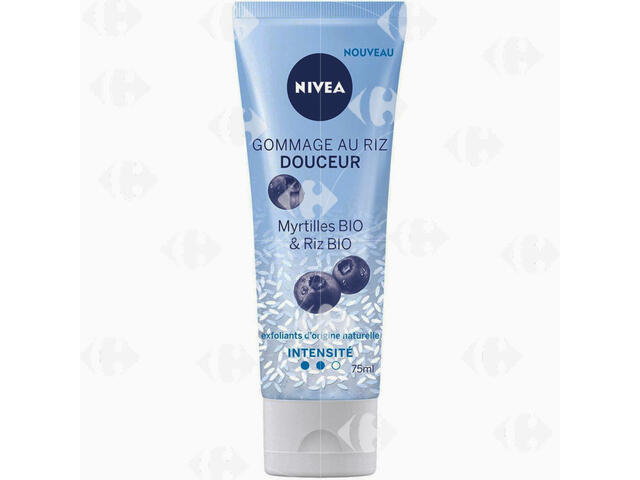 Gommage au Riz Douceur Myrtilles & Riz Bio Nivea 75ml.