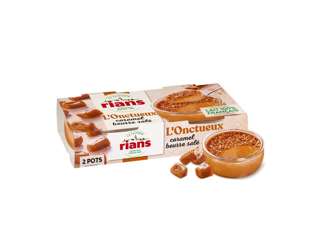 Crème Dessert au Caramel Beurre Salé Rians 180g.