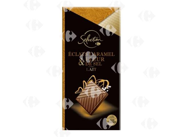 Tablette Chocolat au Lait Amandes Carrefour 200g