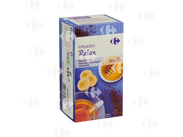 Infusions Relax Carrefour 25 sachets