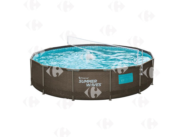 PISCINE CADRE METALLIQUE 396CM X 84CM OD156985