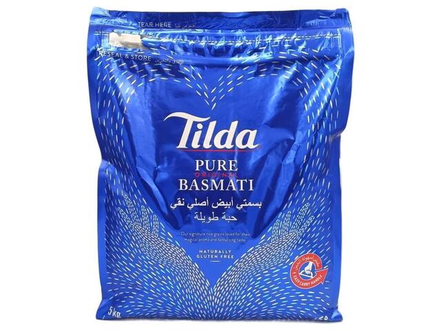 Riz Pure Basmati Tilda 5kg.