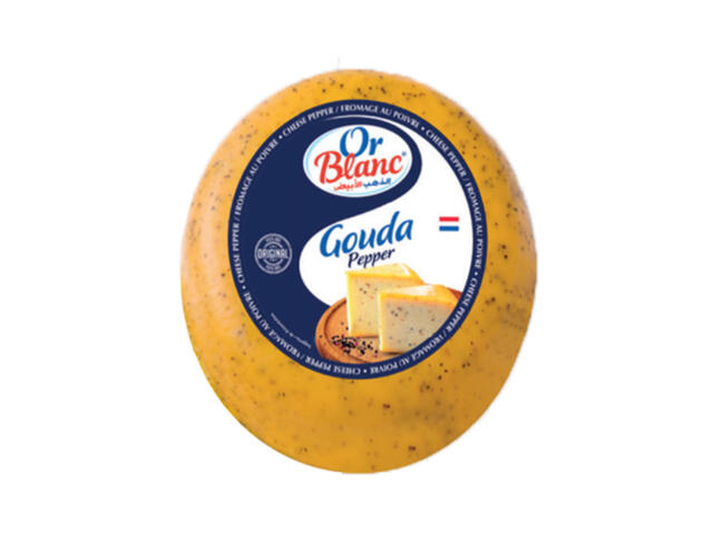 Fromage Gouda Poivre Or Blanc 100g