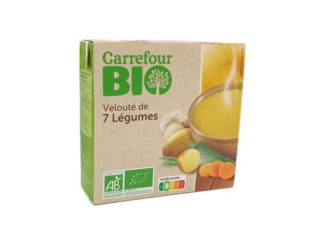 Velouté 7 Légumes Carrefour BIO 2 unités de 30cl.