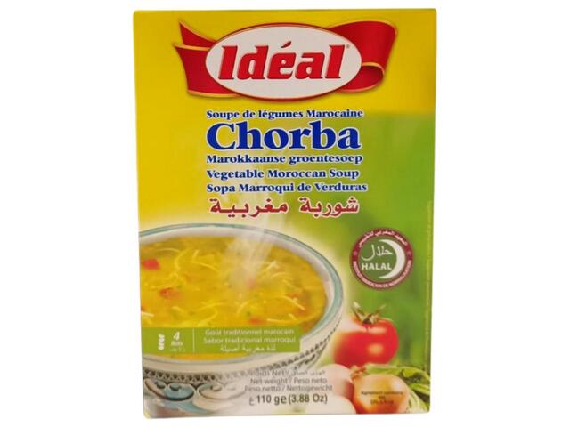 Soupe Marocaine aux Légumes Chorba Idéal 4 bols 110g