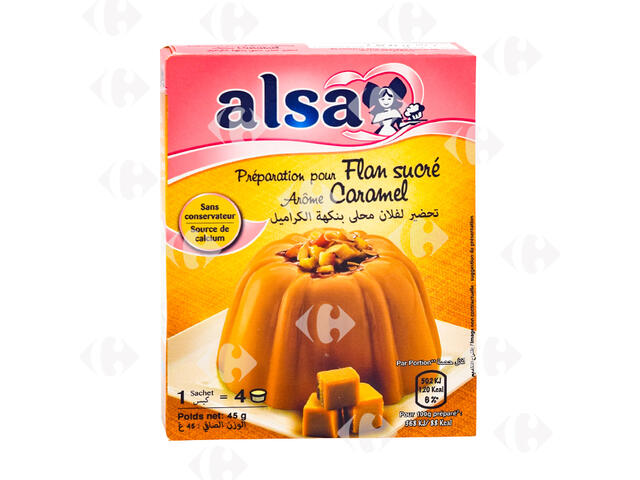 Flan à Préparer Caramel Alsa 16g.