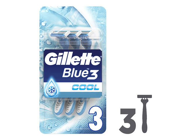 Rasoirs Jetables Blue 3 Ice Gillette 3 unités